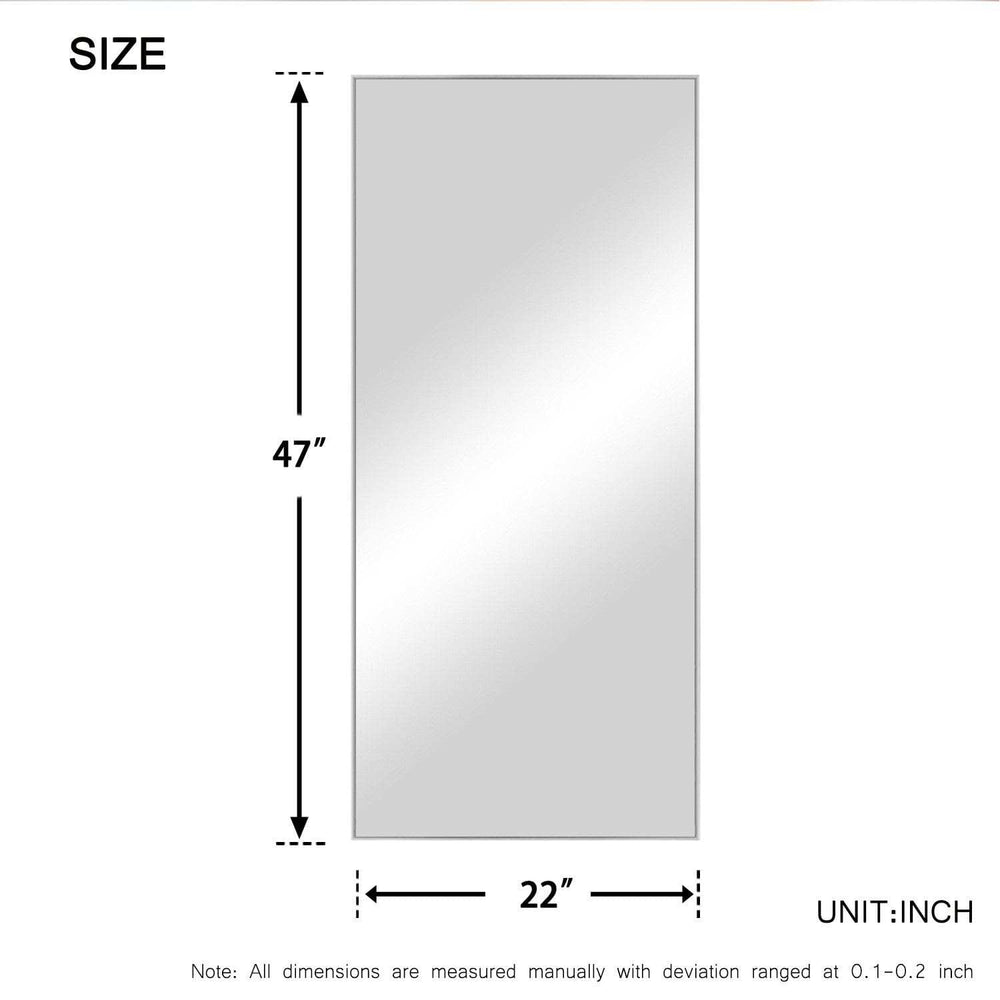 Silver Framed Wall Mirror - Homeroots - Flyclothing LLC