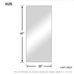 Silver Framed Wall Mirror - Homeroots
