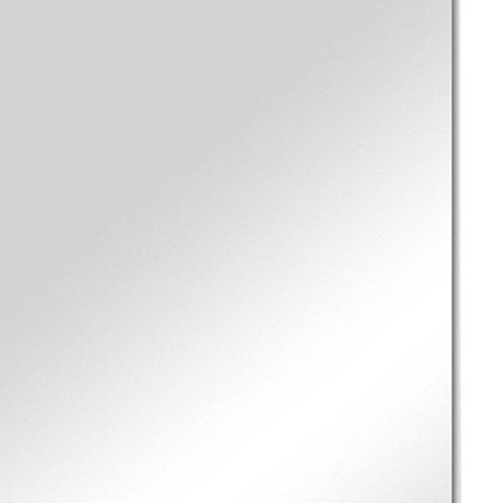 Silver Framed Wall Mirror - Homeroots - Flyclothing LLC