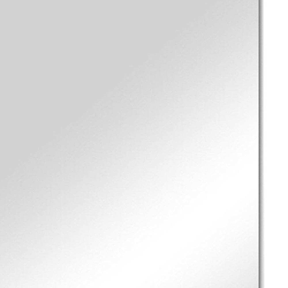 Silver Framed Wall Mirror - Homeroots - Flyclothing LLC