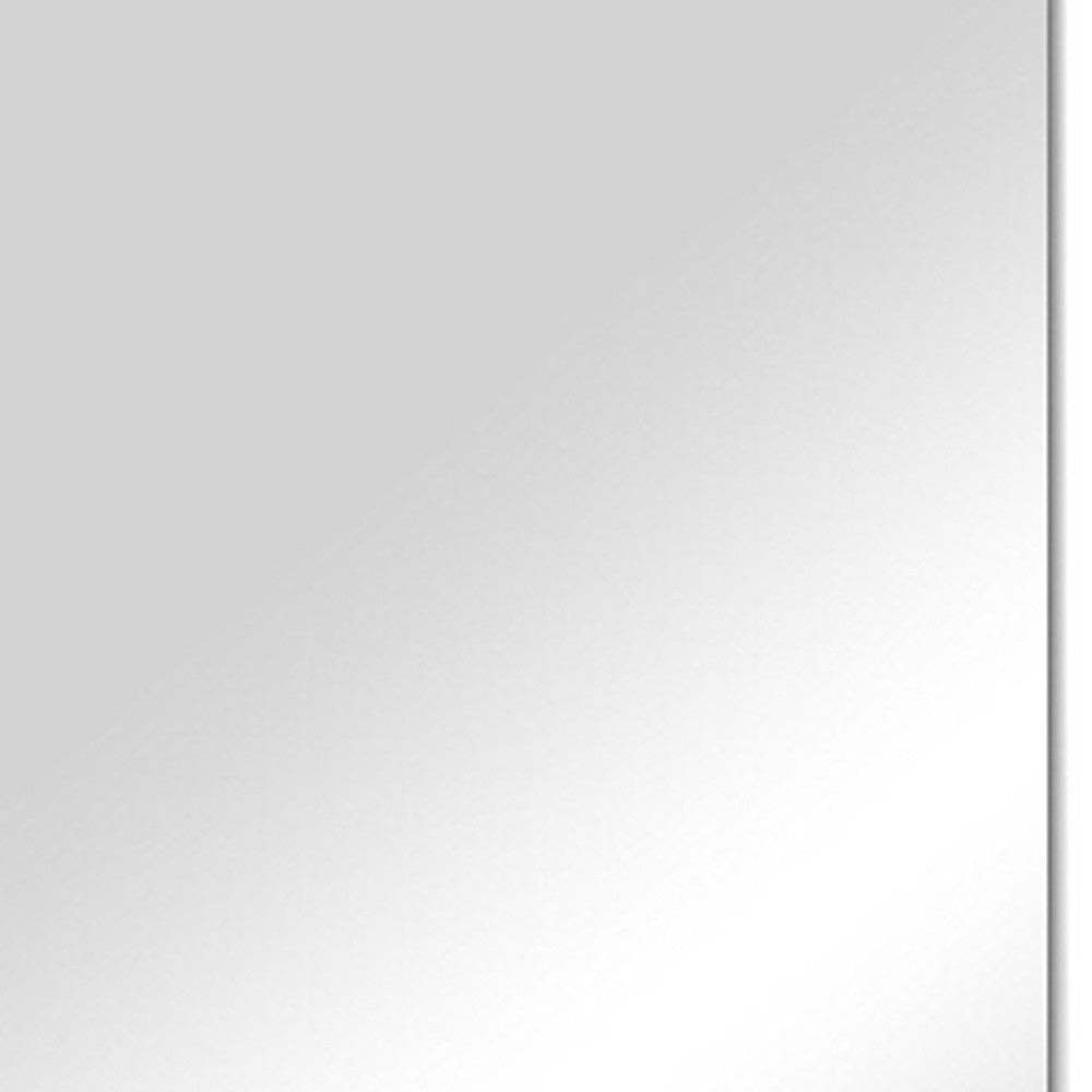 Silver Framed Wall Mirror - Homeroots - Flyclothing LLC