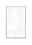 51" Black Metal Framed Full Length Hanging Mirror - Homeroots