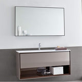 Jumbo Minimal Black Bathroom Vanity Mirror - Homeroots - Flyclothing LLC