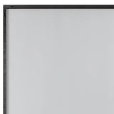 Jumbo Minimal Black Bathroom Vanity Mirror - Homeroots