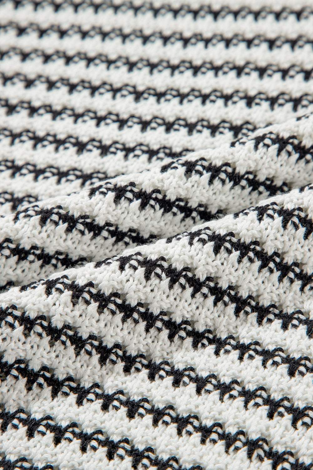 Striped Round Neck Sweater Vest - Trendsi - Flyclothing LLC