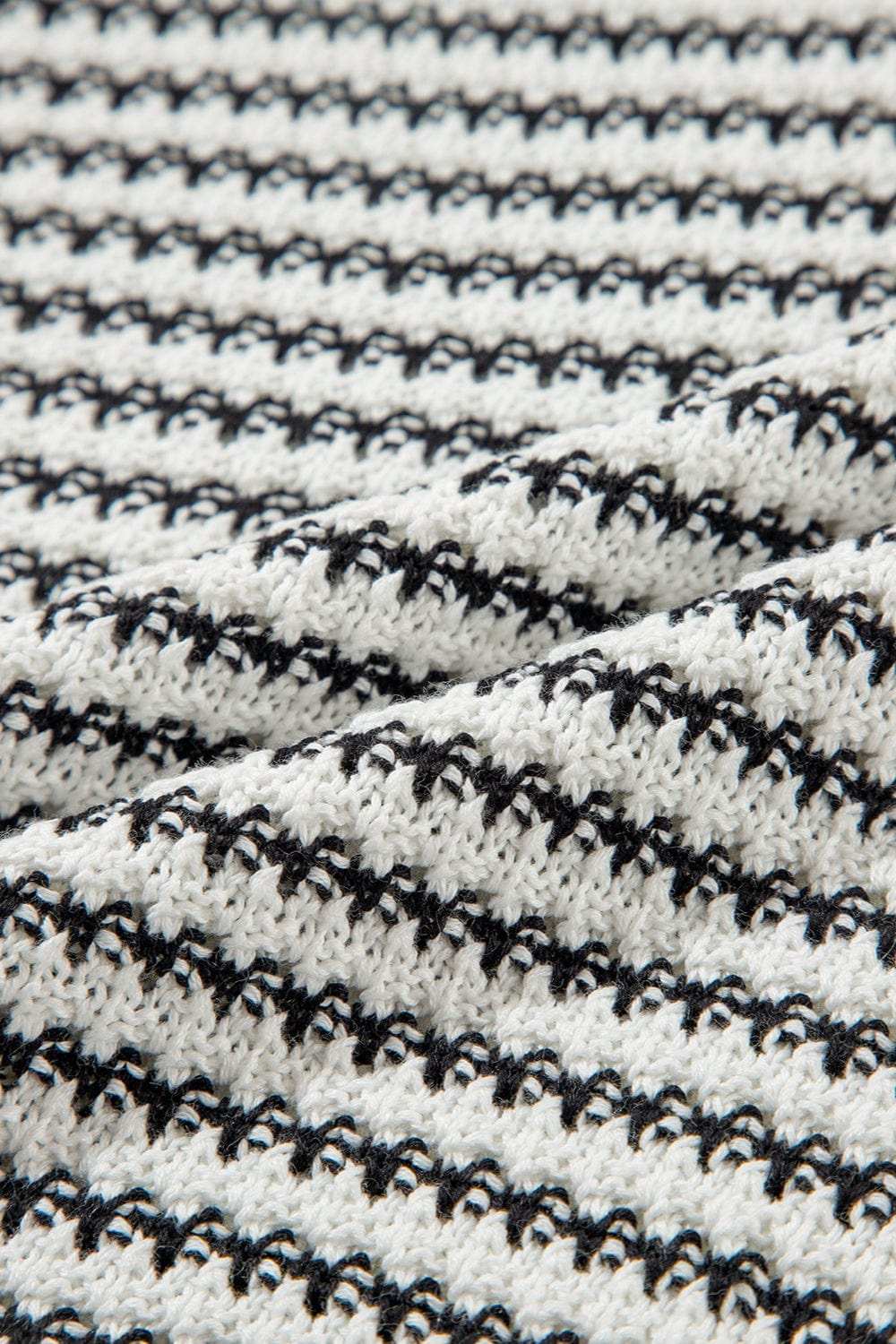 Striped Round Neck Sweater Vest - Trendsi - Flyclothing LLC