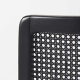 Set Of Two Black Upholstered Fabric Cross Back Side Chairs - Homeroots - Flyclothing LLC