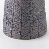 6" Brown and Blue Tribal Ceramic Vase - Homeroots - Flyclothing LLC