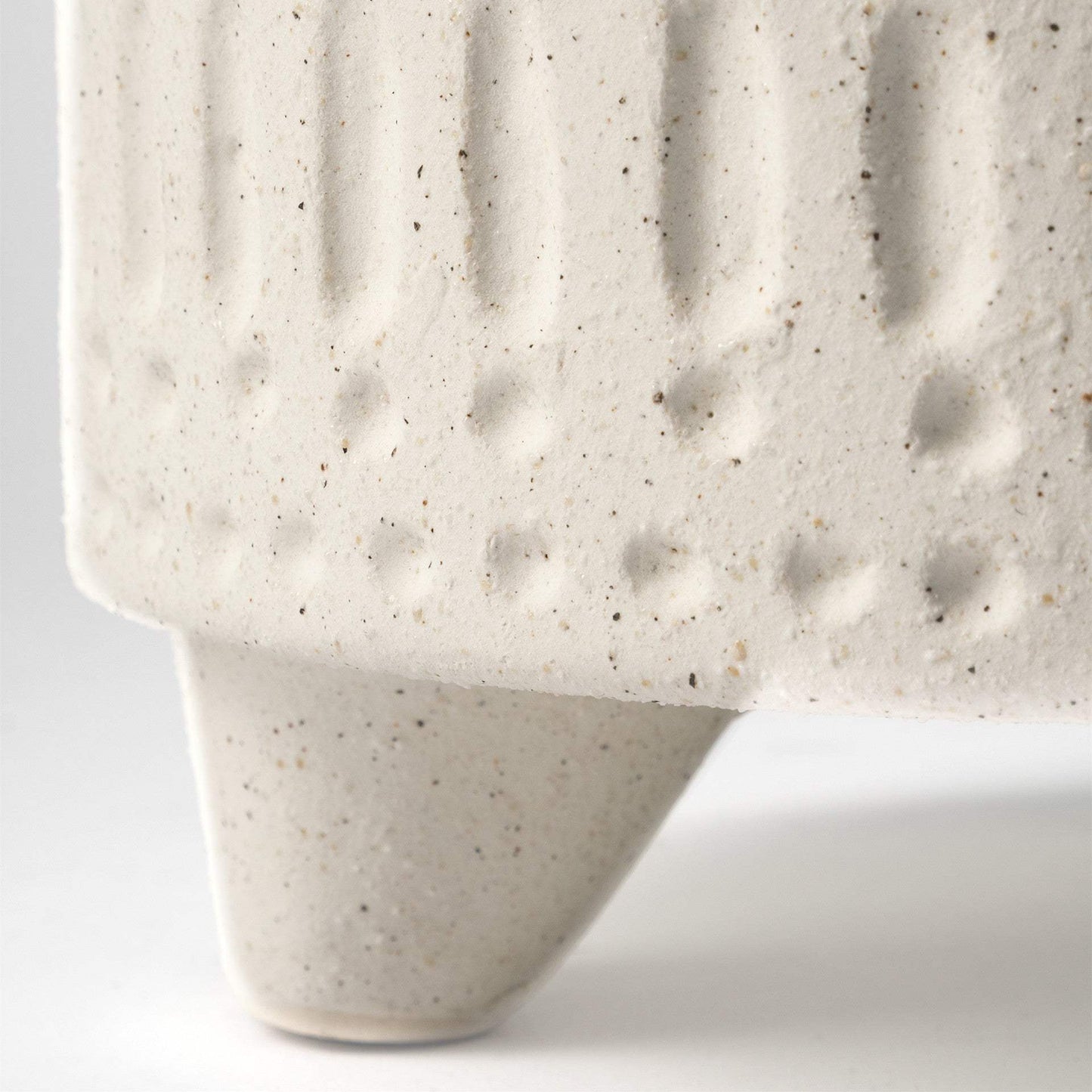 7" Bohemian Beige Happy Face Tribal Vase - Homeroots - Flyclothing LLC