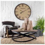 19" Natural Solid Wood Faceted Geometric Table Vase - Homeroots - Flyclothing LLC