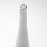 21" Blue Gray and Taupe Handblown Spun Glass Vase - Homeroots - Flyclothing LLC