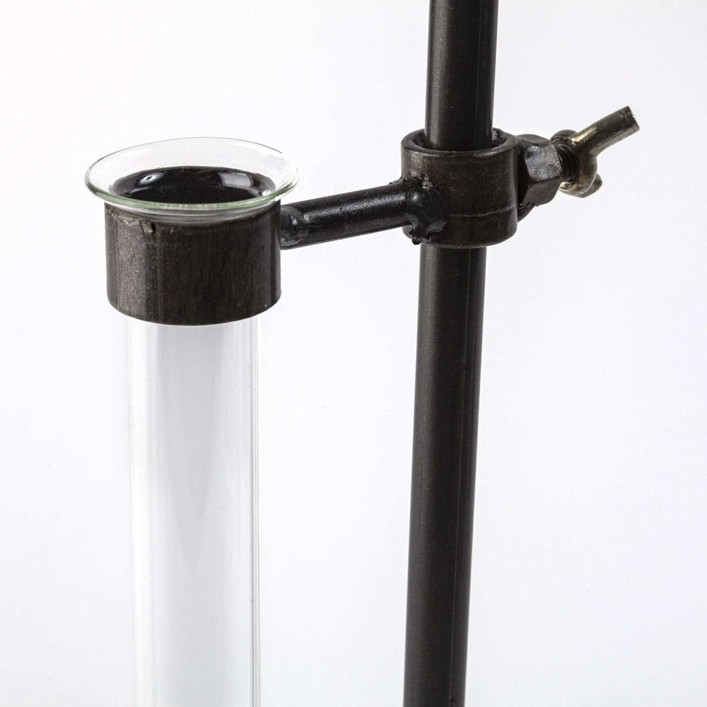 Set of Five Test Tube Vases with Metal Bases - Homeroots - Flyclothing LLC