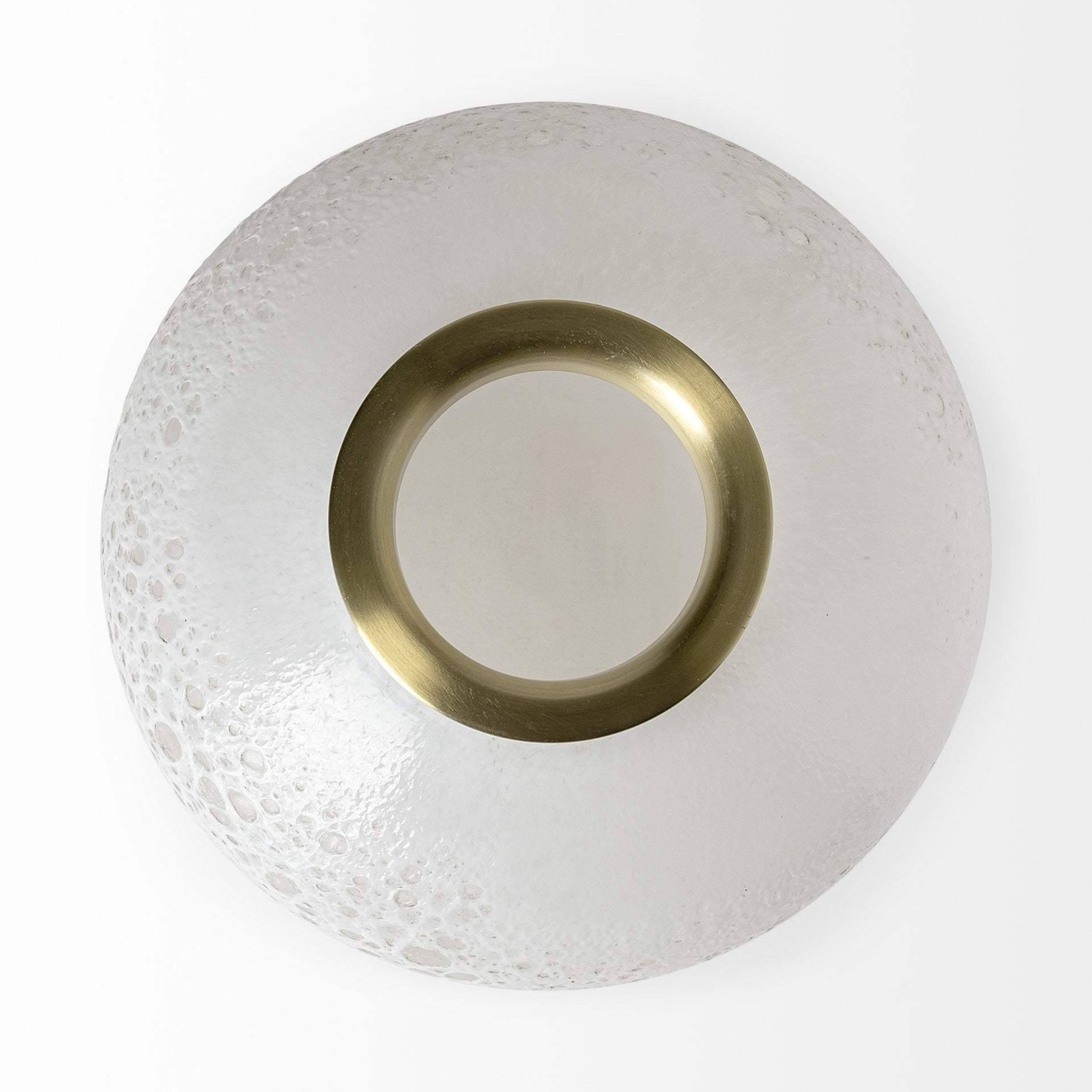 8" Modern Pearl White Gold Rim Rounded Square Glass Vase - Homeroots - Flyclothing LLC