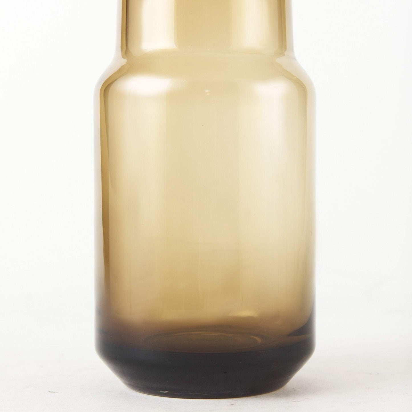 12" Brown Ombre Glass Vase - Homeroots - Flyclothing LLC