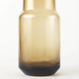 12" Brown Ombre Glass Vase - Homeroots