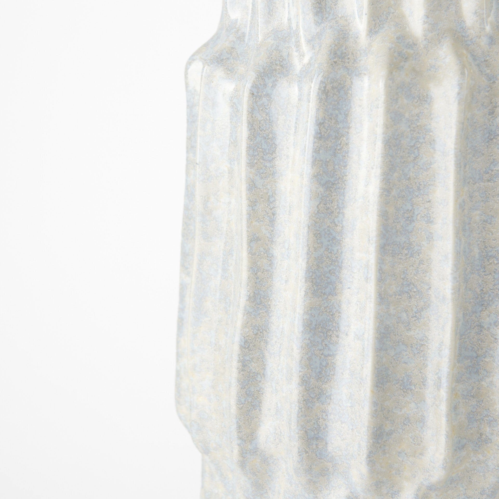 23" Jumbo Organic Textured Gray Vase - Homeroots - Flyclothing LLC