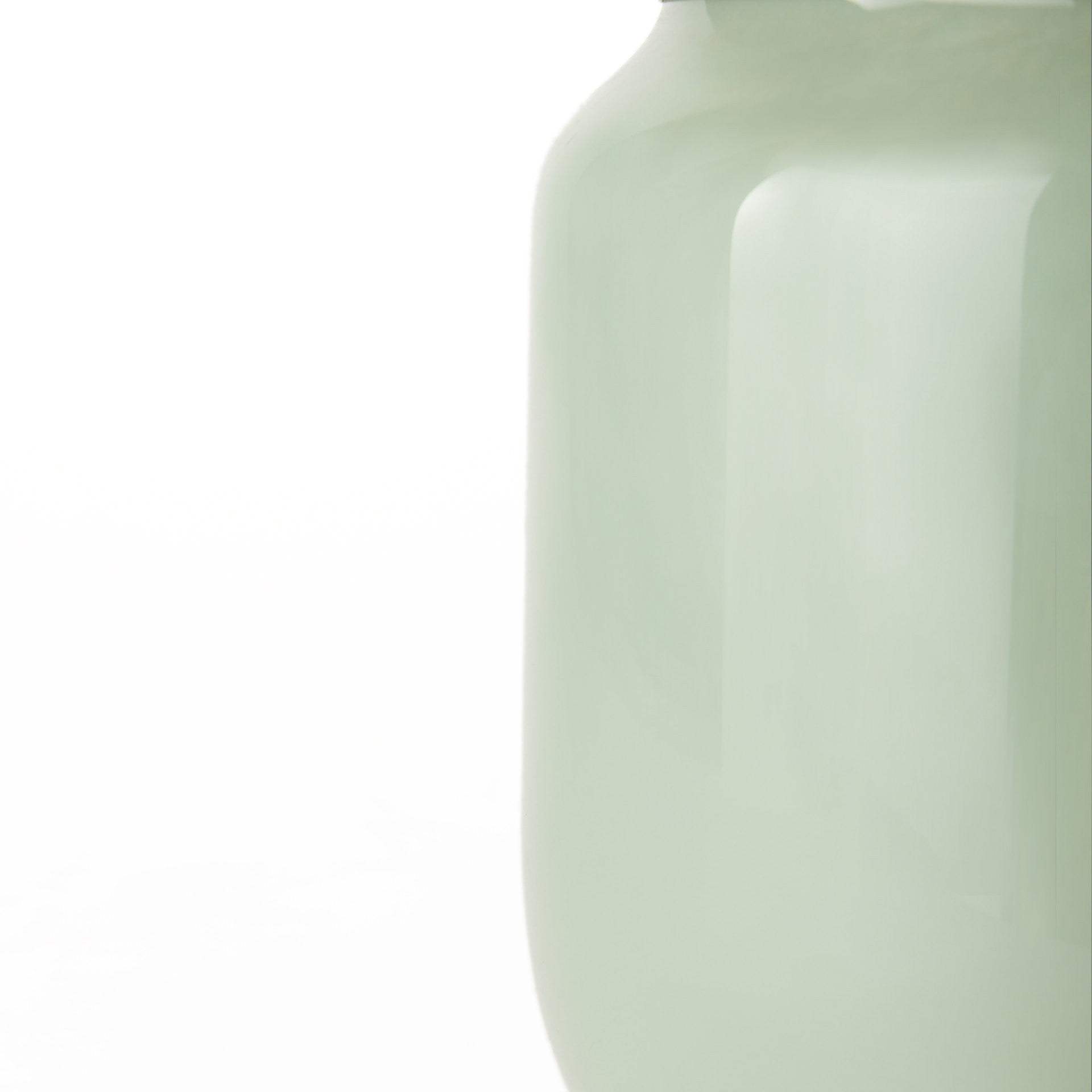 12" Smokey Green and Glass Rounded Oval Vase - Homeroots - Flyclothing LLC