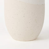 Blush Two Tone Organic Crackle Glaze Ceramic Vase - Homeroots - Flyclothing LLC
