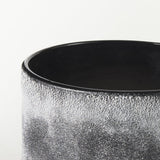 6" Black Brown and Gray Ombre Textured Ceramic Vase - Homeroots - Flyclothing LLC