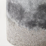 6" Black Brown and Gray Ombre Textured Ceramic Vase - Homeroots - Flyclothing LLC
