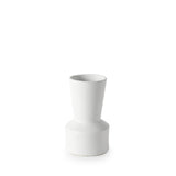 9" White Contempo Deco Ceramic Vase - Homeroots - Flyclothing LLC