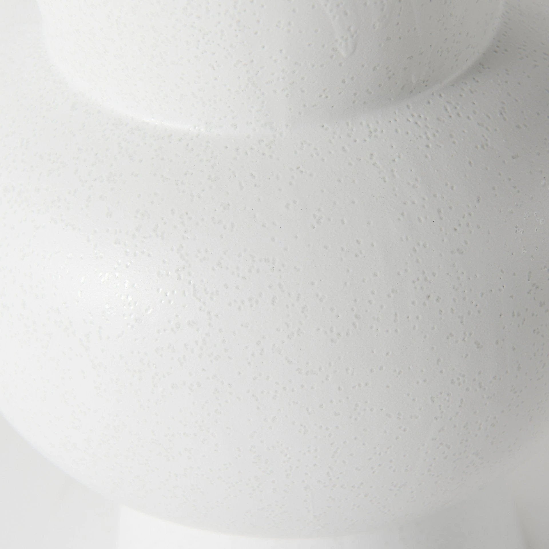 11" White Contempo Deco Ceramic Vase - Homeroots - Flyclothing LLC