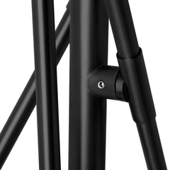 Black Tri Globe Contemporary Metal Floor Lamp - Homeroots
