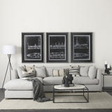 66" Black Tripod Floor Lamp With White Fabric Drum Shade - Homeroots - Flyclothing LLC