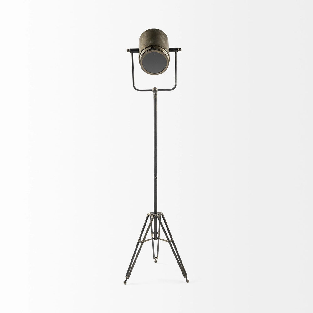 61" Gold Movie Set Floor Lamp - Homeroots