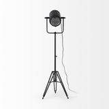 61" Black Movie Set Floor Lamp - Homeroots