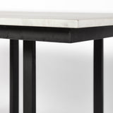 71" White And Black Dining Table - Homeroots - Flyclothing LLC