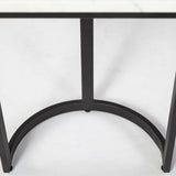 71" White And Black Dining Table - Homeroots - Flyclothing LLC