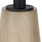 48" White And Natural Rounded Marble Pedestal Base Dining Table - Homeroots - Flyclothing LLC