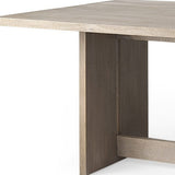 84" Taupe Dining Table - Homeroots - Flyclothing LLC