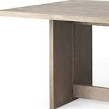 84" Taupe Dining Table - Homeroots - Flyclothing LLC