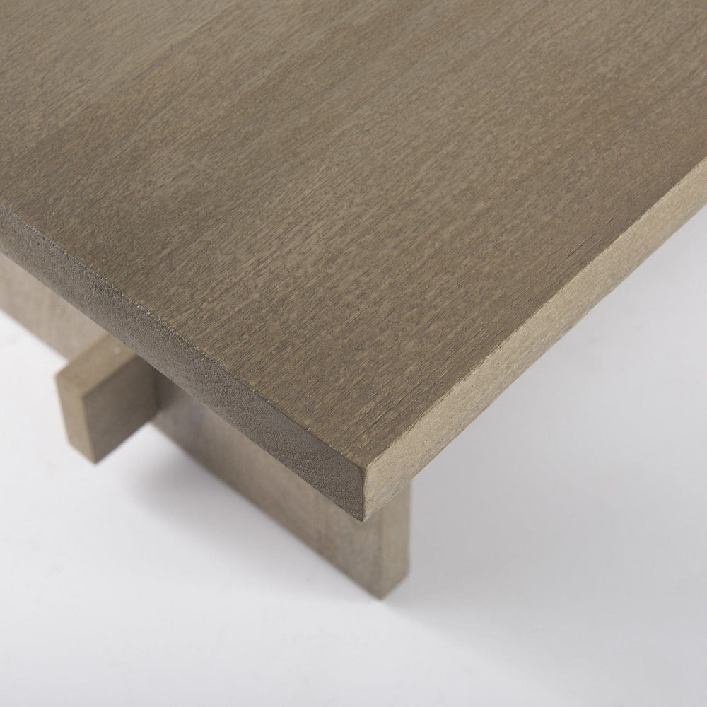 84" Taupe Dining Table - Homeroots - Flyclothing LLC