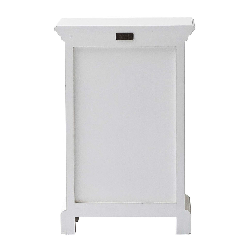 Classic White Three Drawer Nightstand - Homeroots - Flyclothing LLC