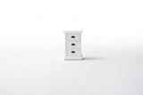Classic White Three Drawer Nightstand - Homeroots - Flyclothing LLC