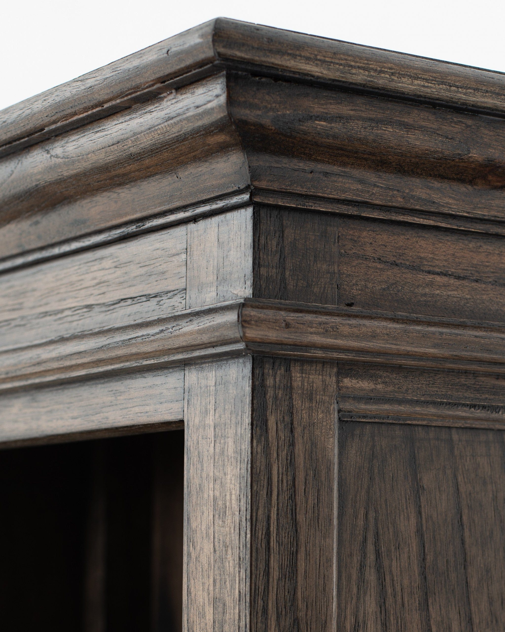75" Brown and Black Wood Four Tier Bookcase - Homeroots - Flyclothing LLC