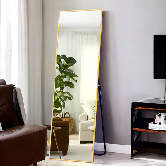 Gold Full Length Standing Mirror - Homeroots