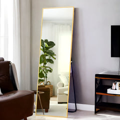 Gold Full Length Standing Mirror - Homeroots