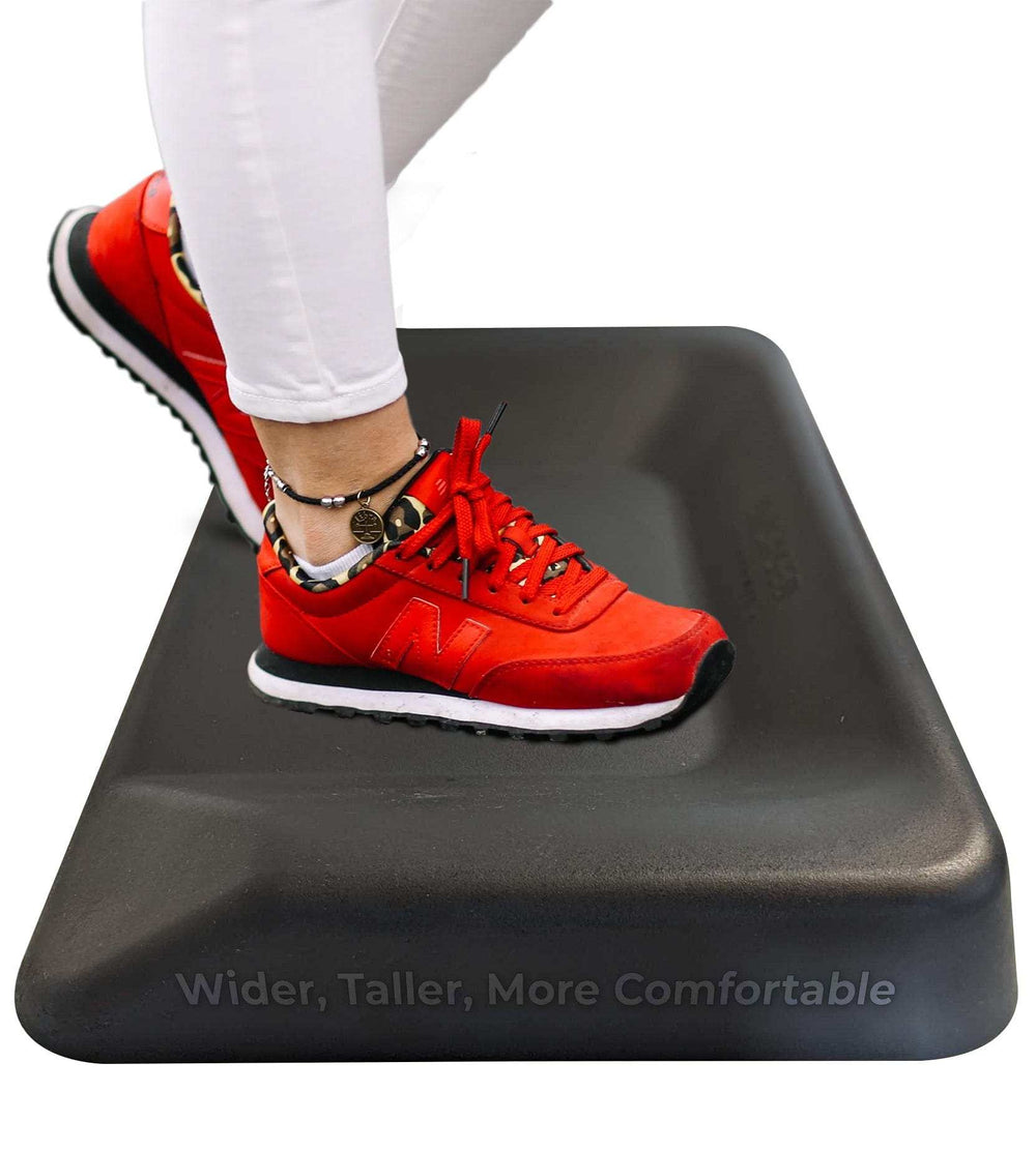 Premium Black Cushion Varied Surface Anti Fatigue Mat - Homeroots - Flyclothing LLC