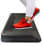 Premium Black Cushion Varied Surface Anti Fatigue Mat - Homeroots - Flyclothing LLC