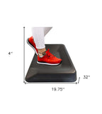 Premium Black Cushion Varied Surface Anti Fatigue Mat - Homeroots - Flyclothing LLC