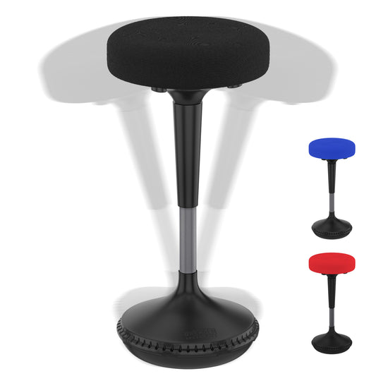 Black Tall Swivel Active Balance Chair