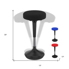 Black Tall Swivel Active Balance Chair