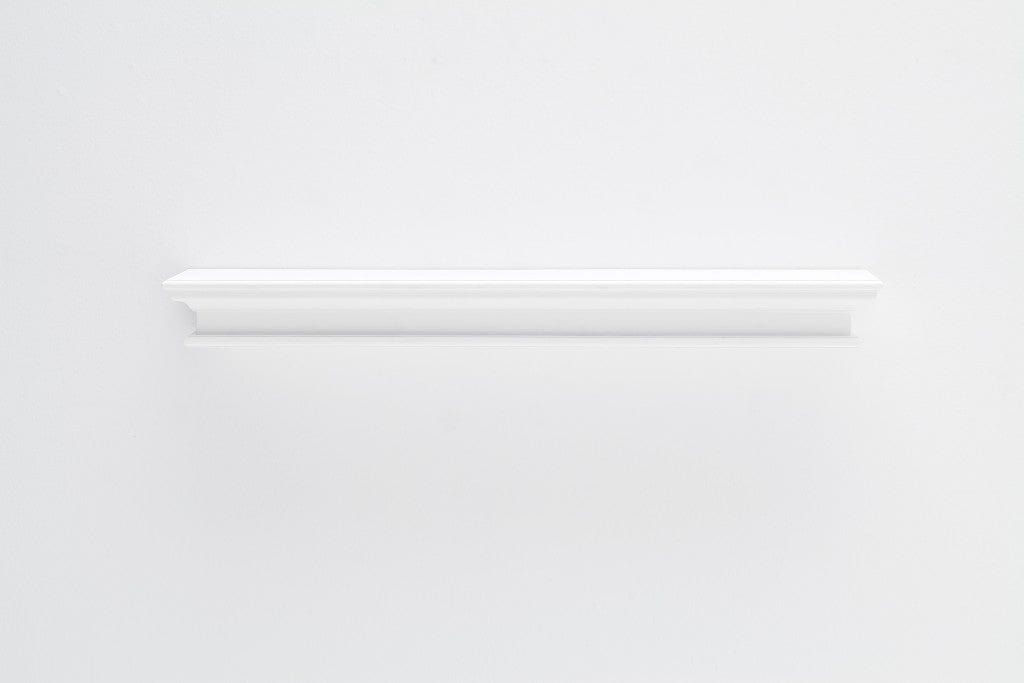 47" Classic White XL Floating Wall Shelf - Homeroots - Flyclothing LLC