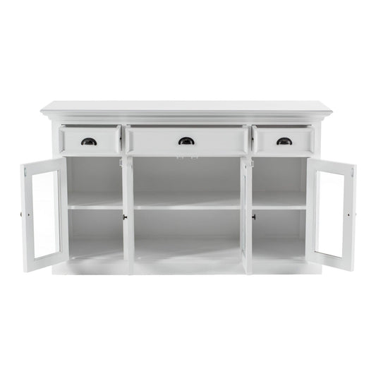 Modern Farmhouse White Buffet Server - Homeroots