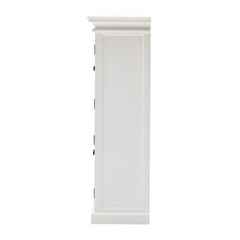 Classic White Two Level Storage Cabinet - Homeroots