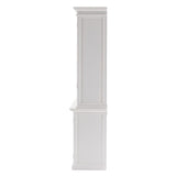 Classic White Kitchen Hutch - Homeroots